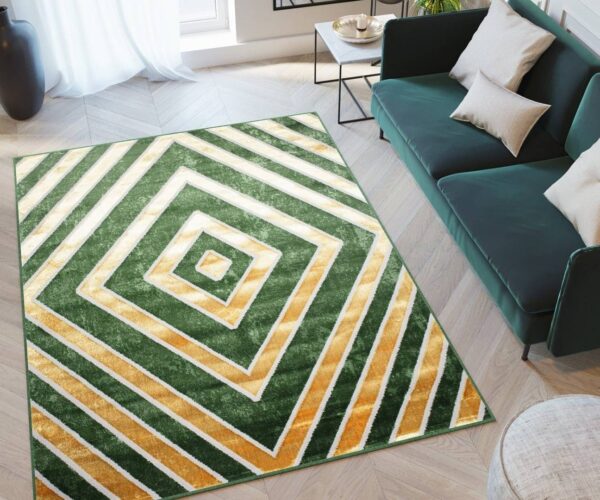 Dywany z kolekcji Tulum – intensywna zieleń na Twojej podłodze